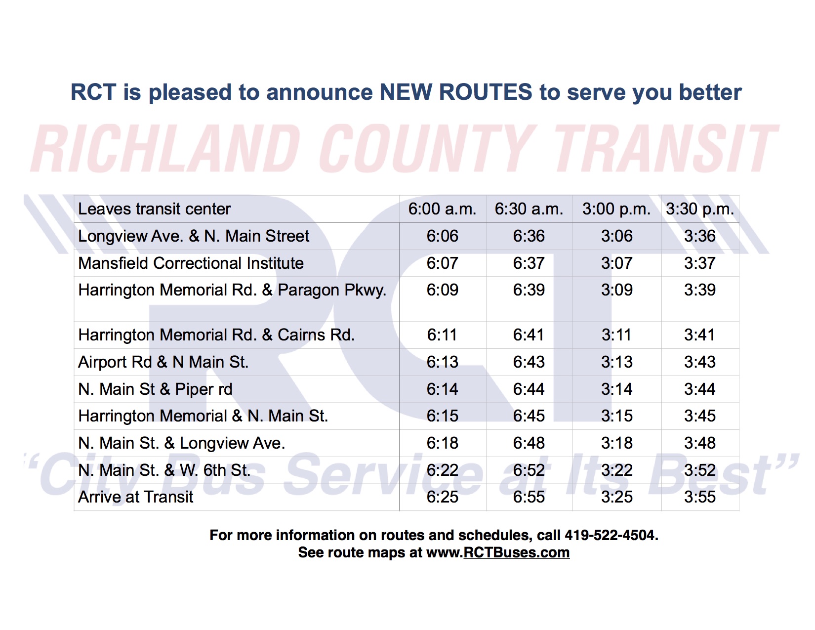 Community collaboration leads to increase in industrial park bus service